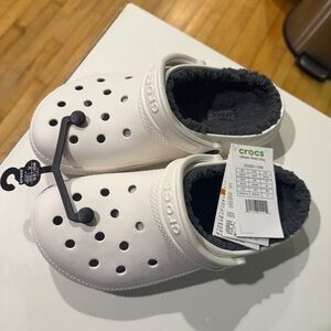 Crocs Classic Lined Clog White/Grey